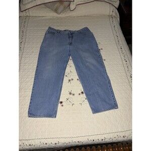 Lands End Men's Denim Jeans Size 42 28 Regular Fit Made in USA